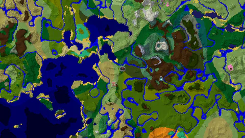 Old Growth Birch Forest Spawn with Bamboo Jungle and Village Nearby