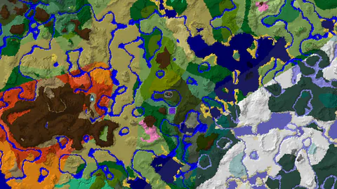Dark Forest Spawn With Bamboo Jungle Nearby and a Ruined Portal at 254 Blocks