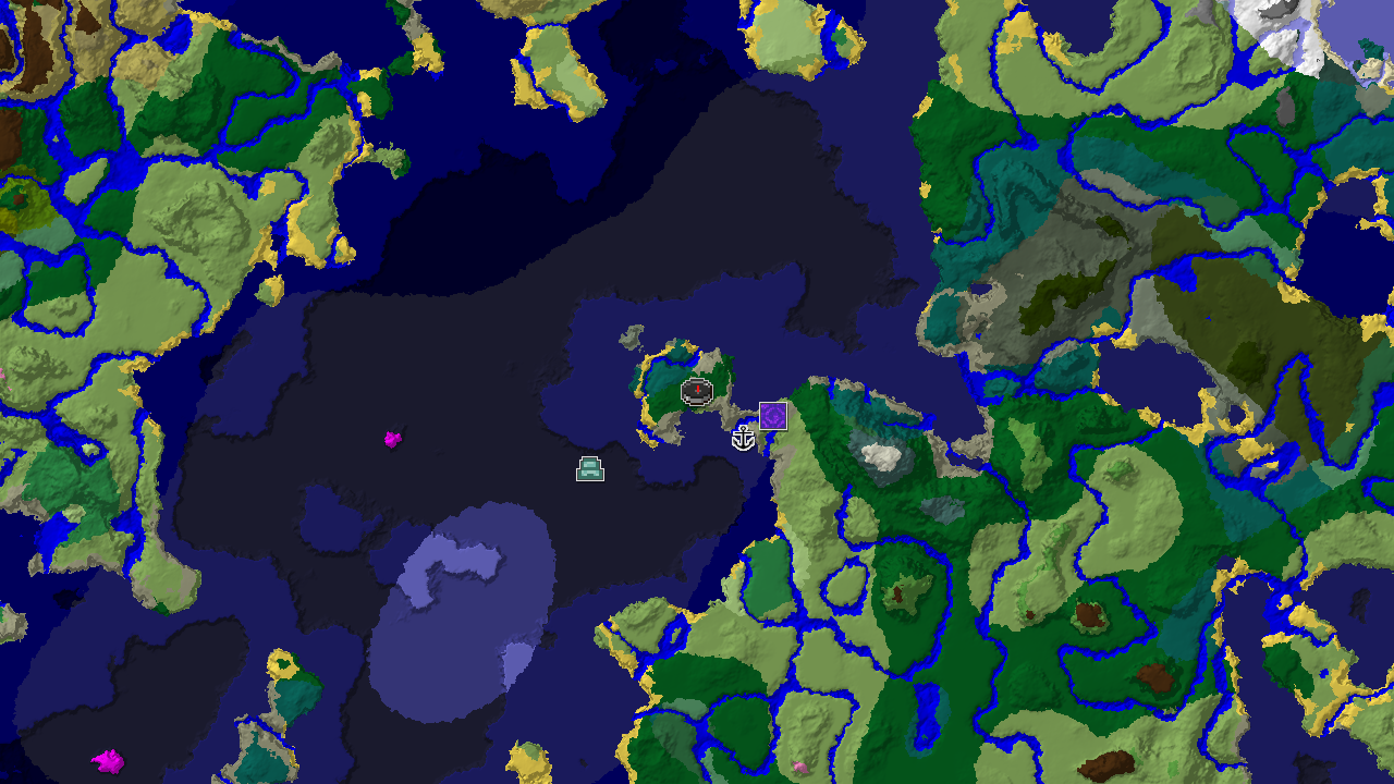 Shipwreck and Ruined Portal Near Forest Spawn