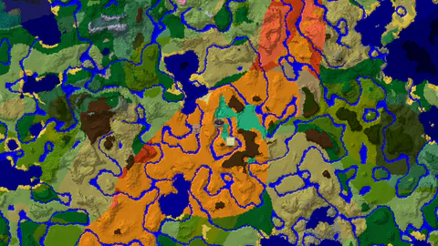 Desert Spawn With Mangrove Swamp and Pyramid Nearby