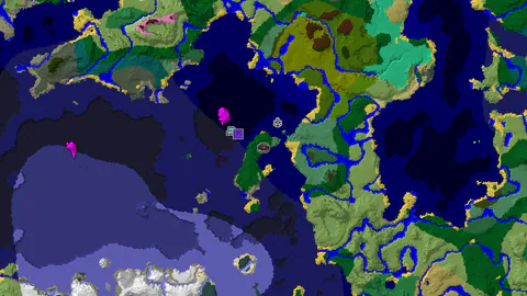 Ocean Monument and Shipwreck Near Forest Spawn