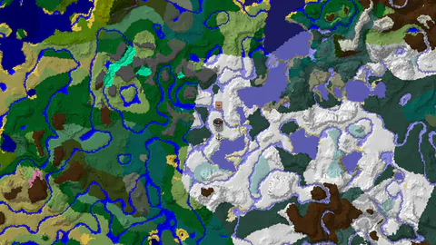 Pillager Outpost and Igloo Near Spawn in Snowy Plains