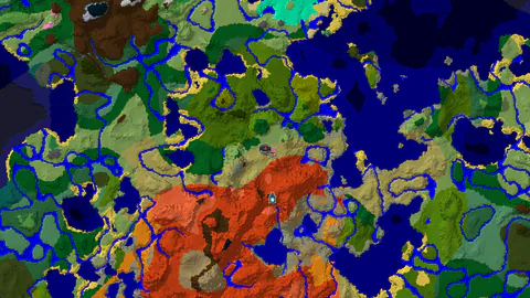 Savanna Spawn With a Village About 80 Blocks Away