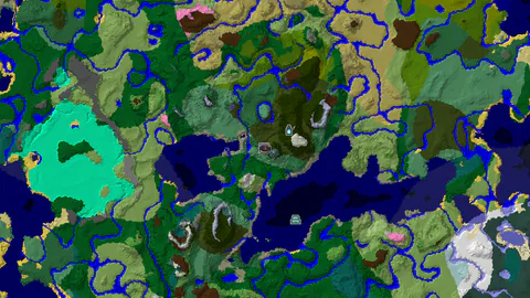 Dark Forest Spawn With a Ruined Portal and Nearby Ancient City