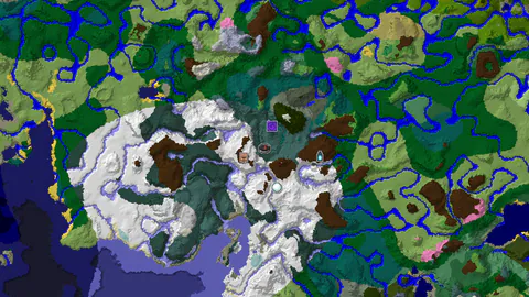 Spawn in Grove with Village and Ancient City Nearby