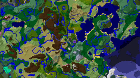 Jungle Spawn with Temple and Ancient City Nearby