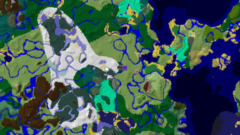 Igloo and Ruined Portal Near Spawn in Snowy Plains