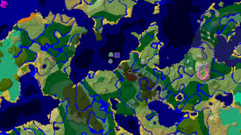 Woodland Mansion and Shipwreck Near Old Growth Birch Spawn
