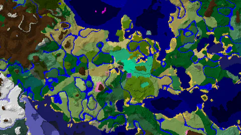 Mangrove Swamp and Ruined Portal Near Spawn