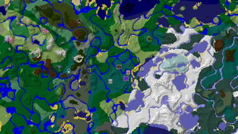 Taiga Spawn with Village and Ruined Portal Near