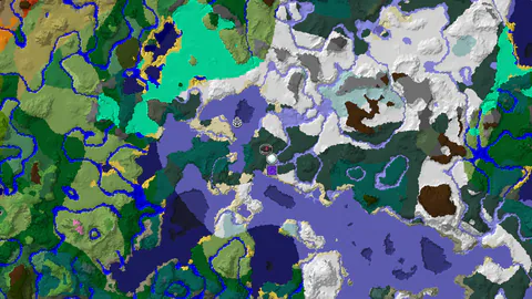 Igloo and Ruined Portal Near Spawn in a Snowy Taiga