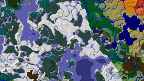 Spawn in Snowy Plains with an Igloo 126 Blocks Away