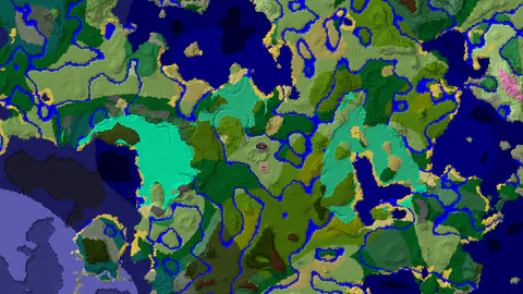 Plains Spawn With a Village About 200 Blocks Away