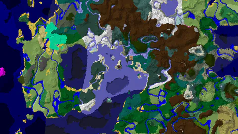Taiga Spawn with Shipwreck and Village Within 350 Blocks