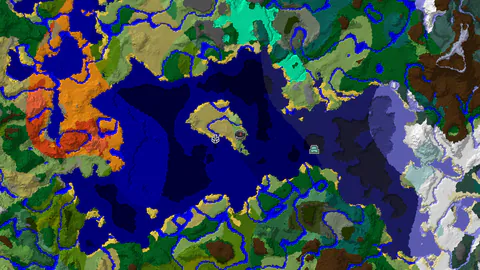 Plains Spawn With a Shipwreck 267 Blocks Away and Nearby Ocean Monument