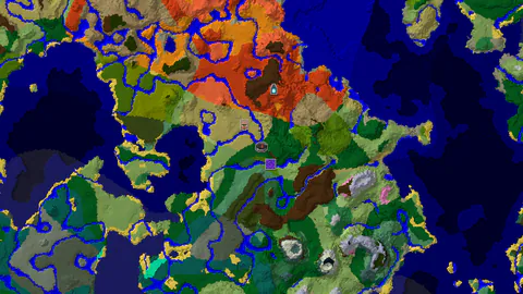 Village, Ruined Portal, and Ancient City Near Spawn