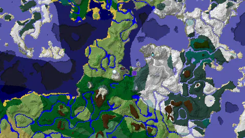 Igloo and Ruined Portal Near Spawn, Ancient City 700 Blocks Away