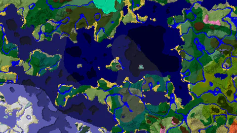 Shipwreck and Ocean Monument Near Taiga Spawn