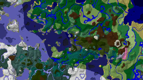 Dark Forest Spawn With Shipwreck and Ancient City Nearby