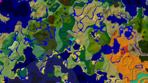 Swamp Spawn With a Village About 330 Blocks Away