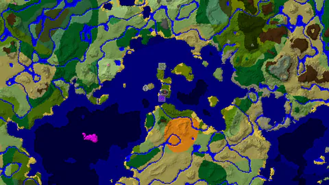 Jungle Spawn with Bamboo Jungle and Ruined Portal Nearby