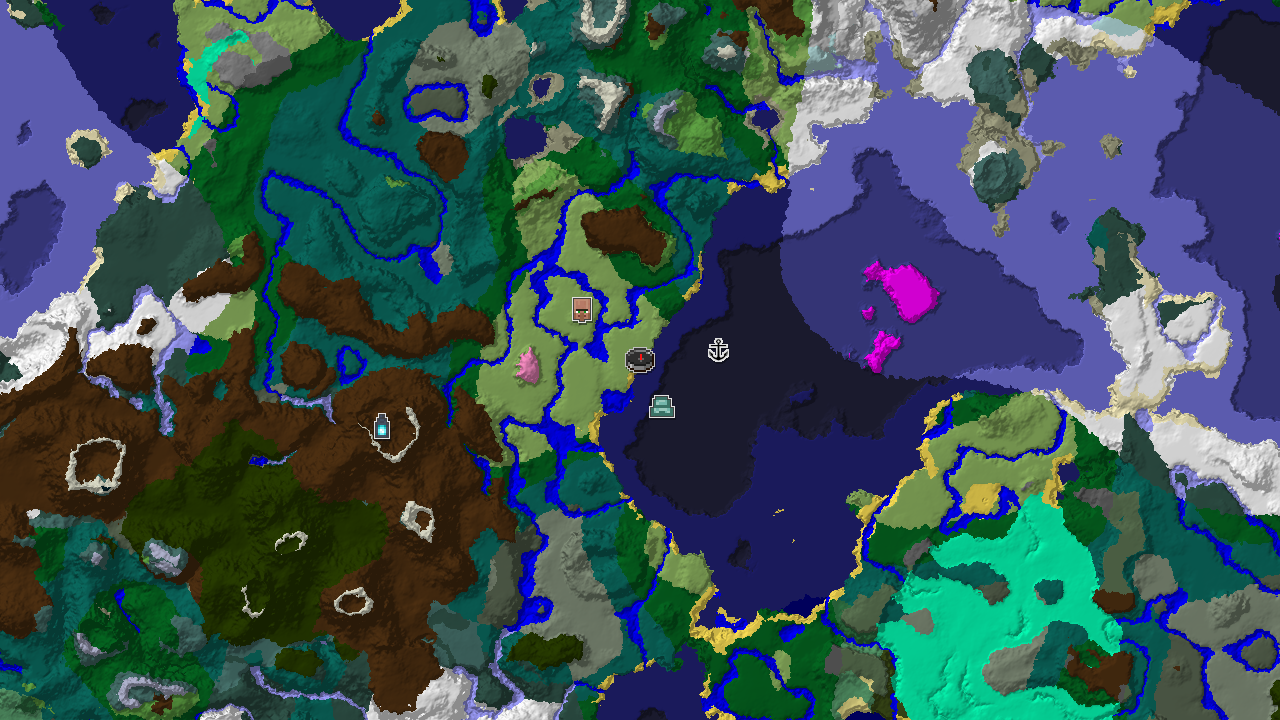 Spawn in Plains with Abandoned Village and Ocean Monument Near