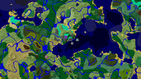Shipwreck, Ruined Portal, and Ocean Monument All Near Spawn
