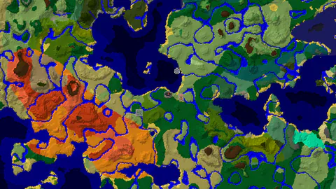Forest Spawn With a Village and Shipwreck Within 400 Blocks