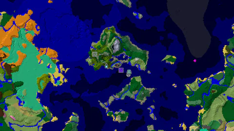 Ancient City 232 Blocks West of Old Growth Birch Spawn