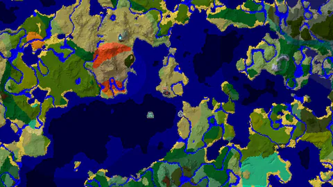 Savanna Spawn with Village 61 Blocks Away and Ancient City 1126 Blocks West