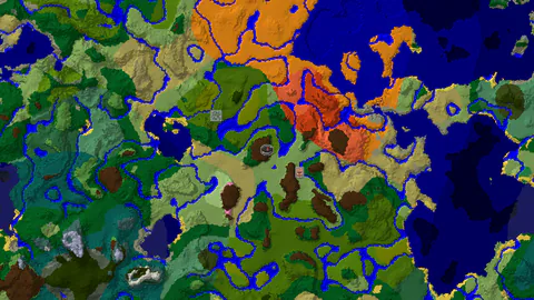Jungle Temple and Village Near Spawn