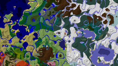 Igloo 57 Blocks East of Spawn, Village 265 Blocks South