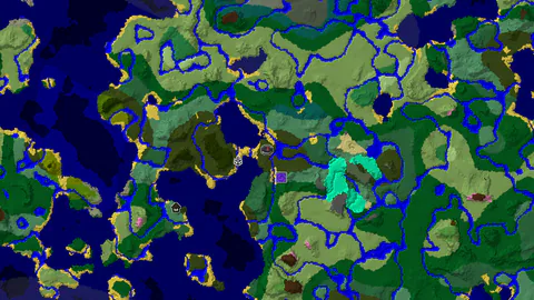 Dark Forest Spawn With a Mansion 1032 Blocks Away
