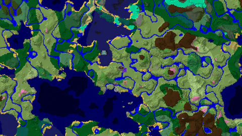 Plains Spawn With Ruined Portal and Village Nearby
