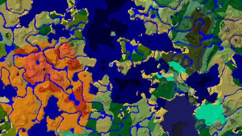 Savanna Spawn With Shipwreck and Ocean Monument Near