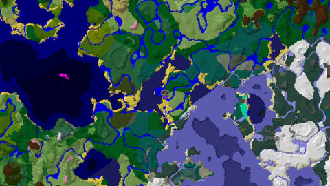 Forest Lake With a Ruined Portal
