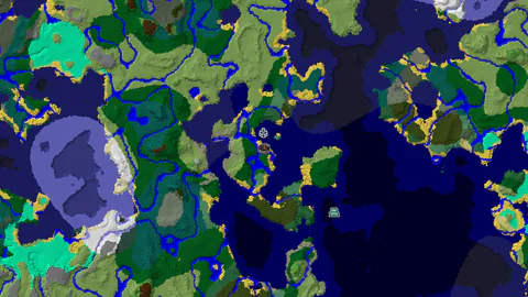 Beach Spawn with Shipwreck and Ocean Monument Nearby