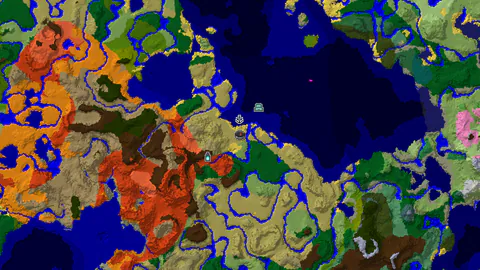 Savanna Spawn With Shipwreck and Ancient City Near