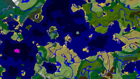 Ocean Monument and Shipwreck Under 400 Blocks From Spawn
