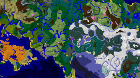 Forest Spawn, Ruined Portal 100 Blocks East, Ancient City 1200 Blocks Away