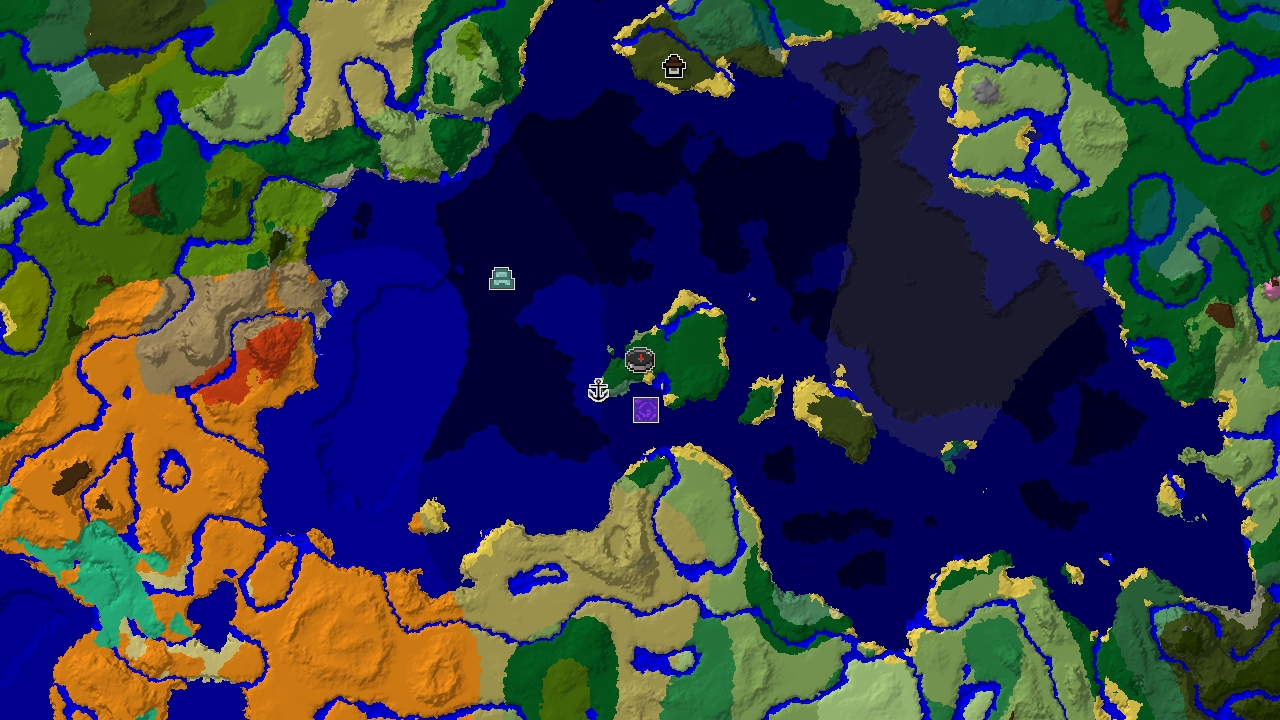 Forest Spawn With Ruined Portal and Shipwreck Near