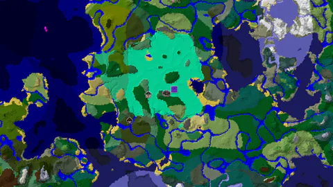 Swamp Spawn With a Mansion 704 Blocks Away and a Witch Hut Nearby