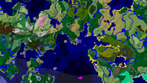 Forest Spawn with Shipwreck, Ruined Portal, and Ancient City