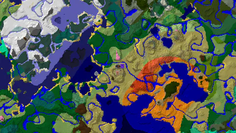 Savanna Spawn With Ruined Portal and Village Nearby