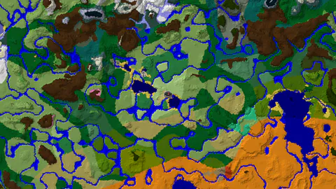 Windswept Savanna Spawn With a Flower Forest 143 Blocks Away