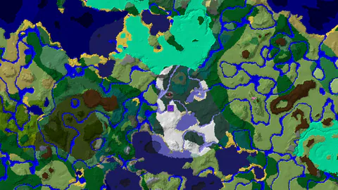 Snowy Taiga Spawn With a Ruined Portal 200 Blocks Away