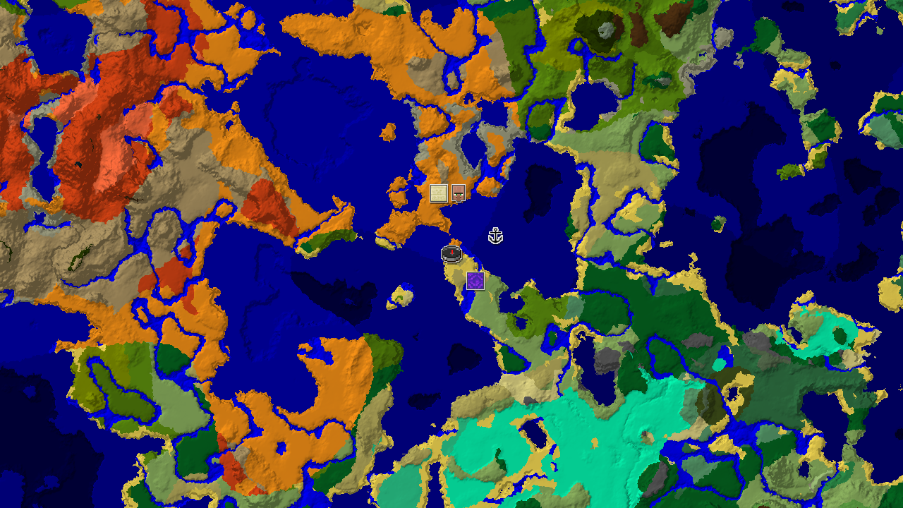 Desert Spawn with Ruined Portal and Shipwreck Nearby