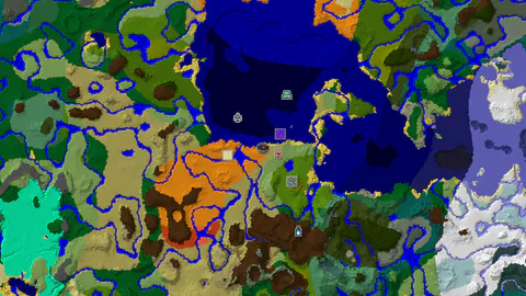 Desert Spawn With Village, Portal, and Desert Pyramid Near