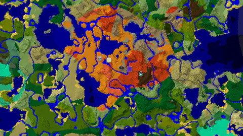 Wooded Badlands Spawn with Ancient City and Desert Pyramid Nearby