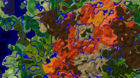 Badlands Spawn With Ancient City and Ruined Portal Nearby